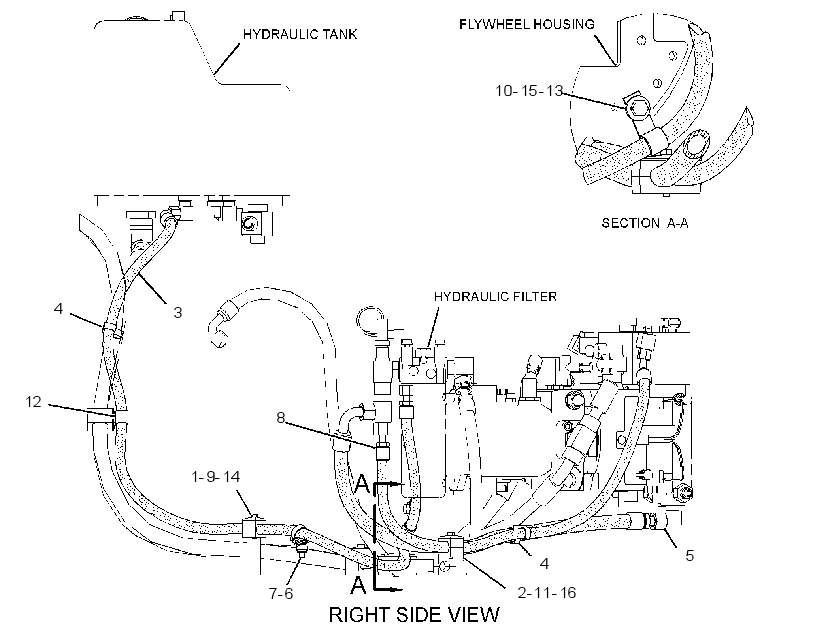 LINES GP-HYDRAULIC FILTER 3337530 CAT