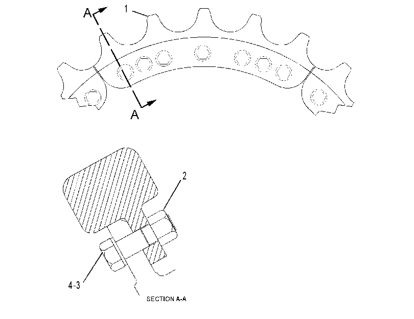 SEGMENT GP-SPROCKET 3145464 CAT