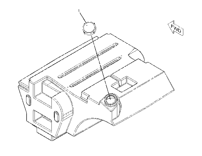Бак водяной 1941939 CAT