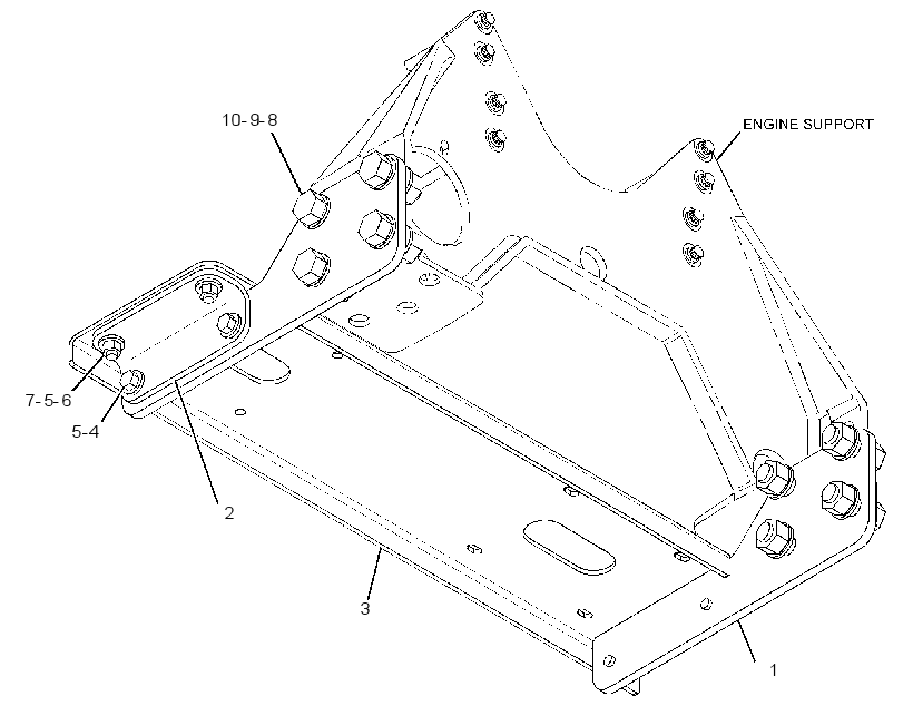 MOUNTING GP-HEAT EXCHANGER 3222485 CAT
