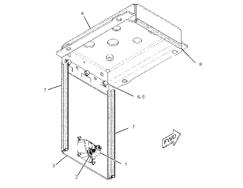 ENCLOSURE GP-SERVICE CENTER 2920668 CAT