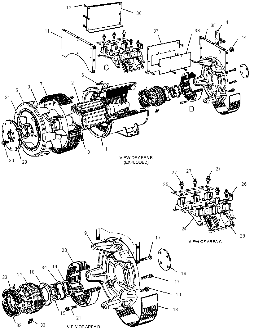 Генератор 3381991 CAT