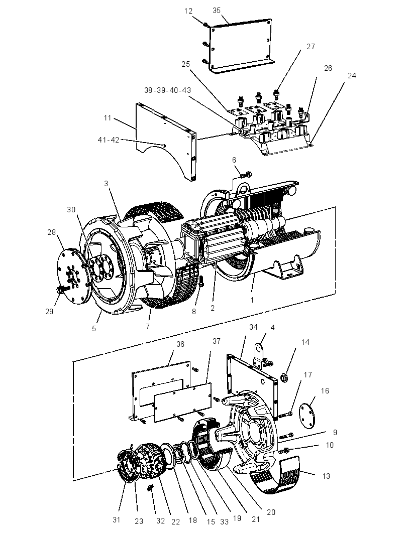 Генератор 3381993 CAT