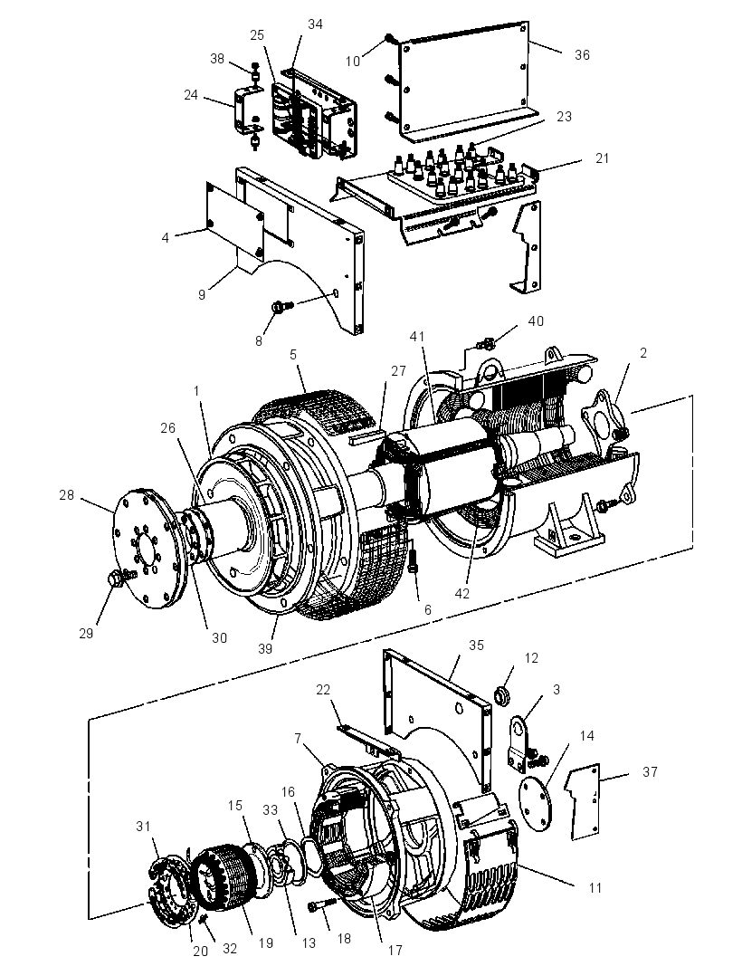 Генератор 3381952 CAT