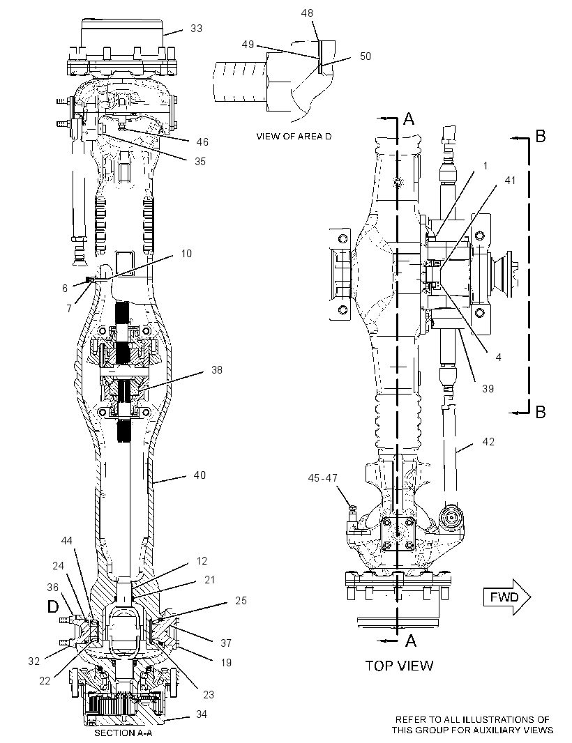 AXLE GP-DRIVE & STEERING 1687445 CAT