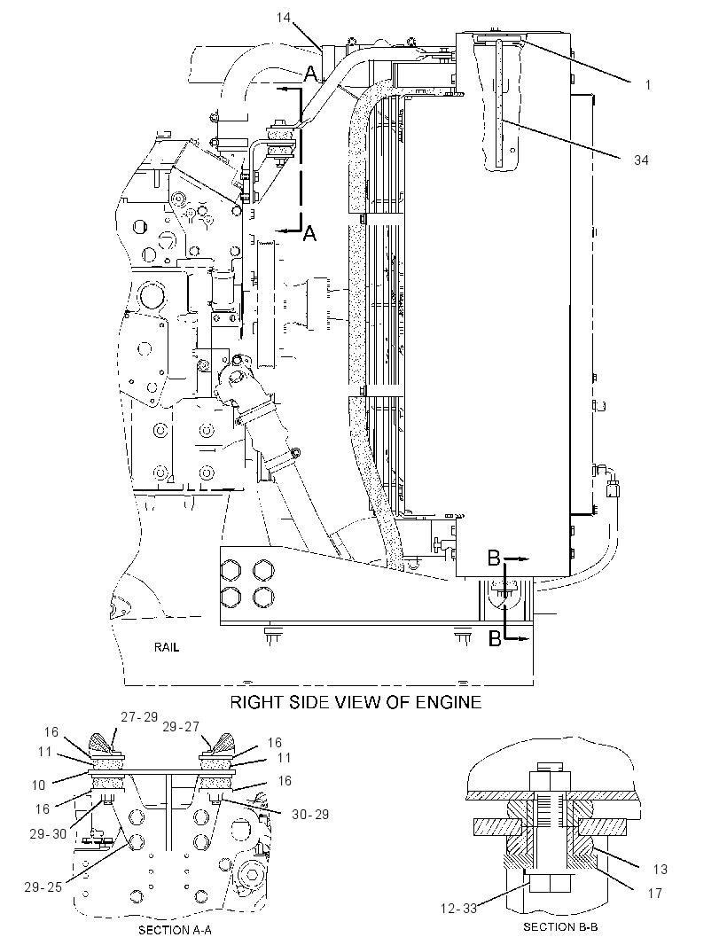 Радиатор 3189061 CAT