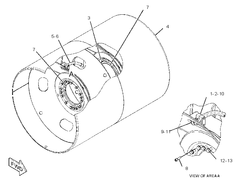 DRUM GP-COMPACTOR 2279562 CAT