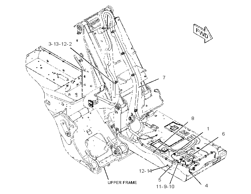 WIRING GP-CAB RISER 3112223 CAT