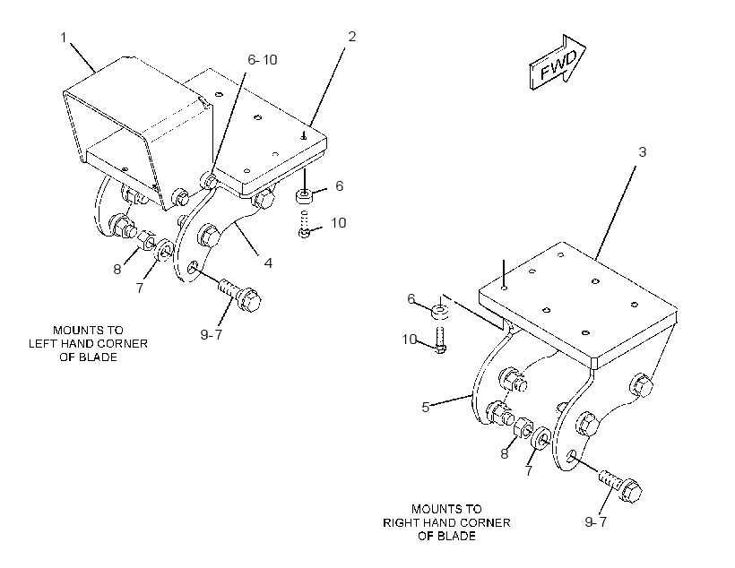 MOUNTING GP-MAST 3321106 CAT