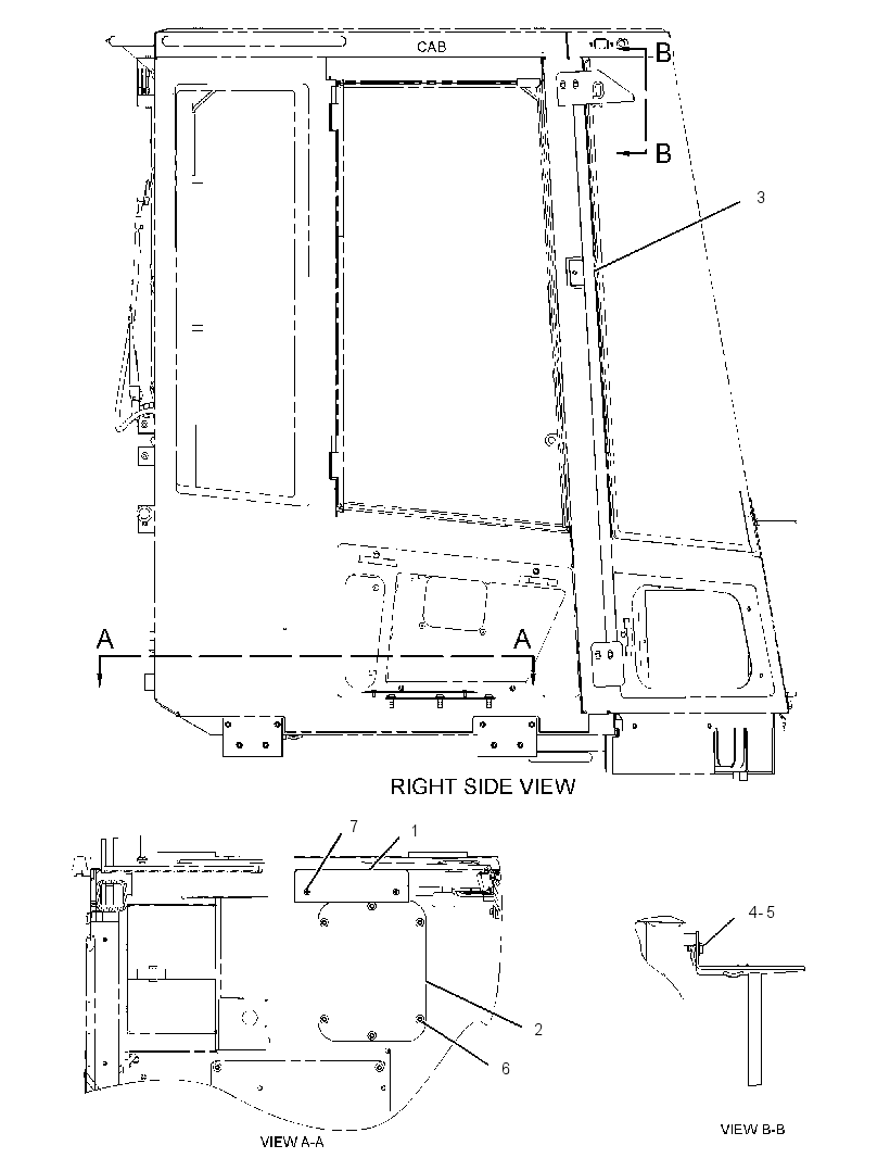 Поручень 3308612 CAT