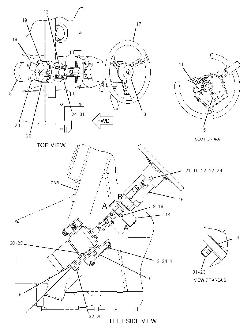STEERING GEAR GP 1370019 CAT