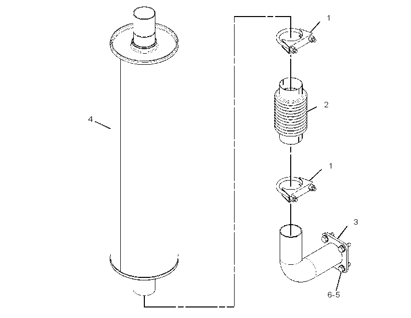 MUFFLER & MOUNTING GP 3197166 CAT