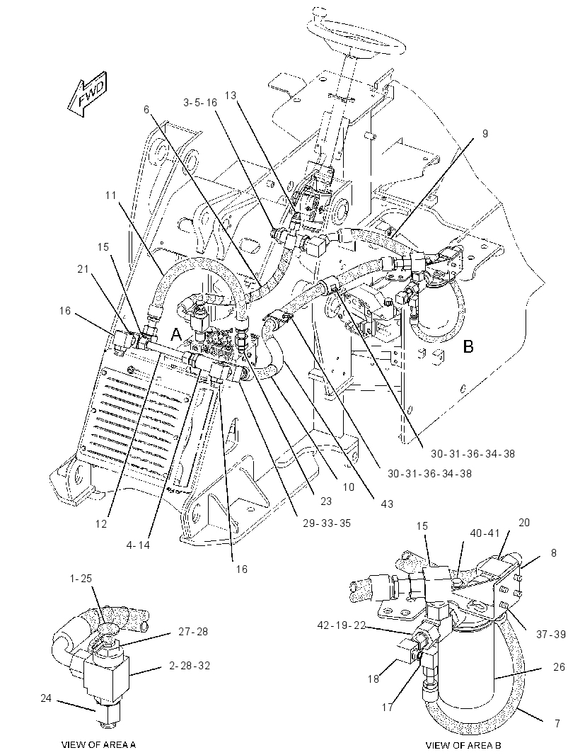 FILTER & LINES GP-HYDRAULIC 3273348 CAT