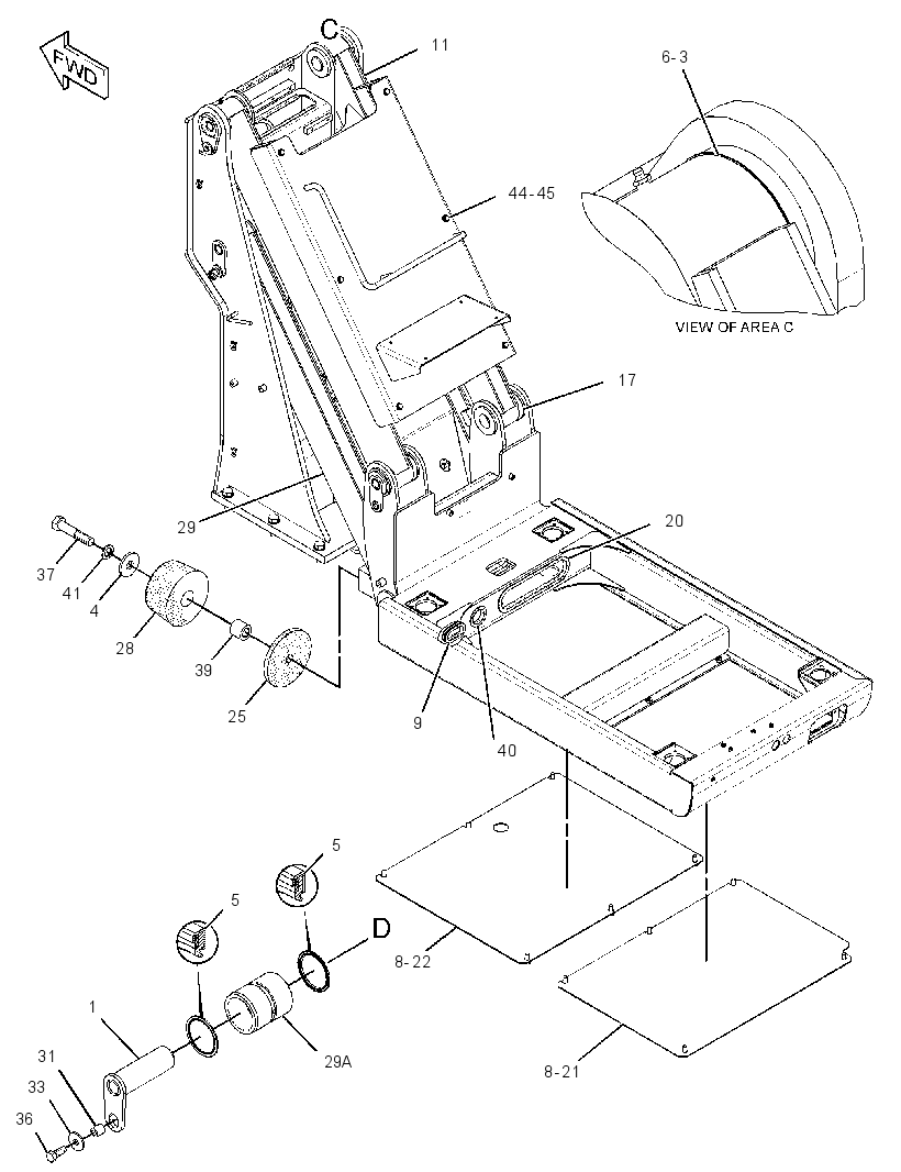 RISER GP-HYDRAULIC ADJ CAB 3210561 CAT
