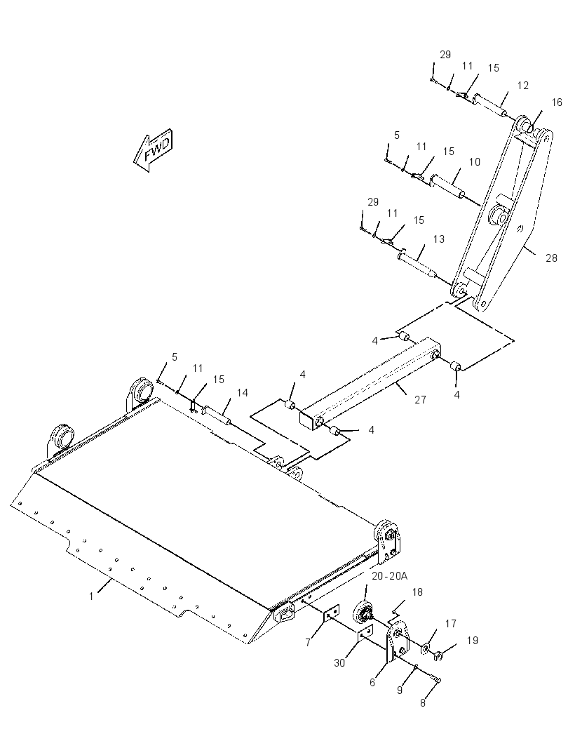 FLOOR GP 2T0345 CAT