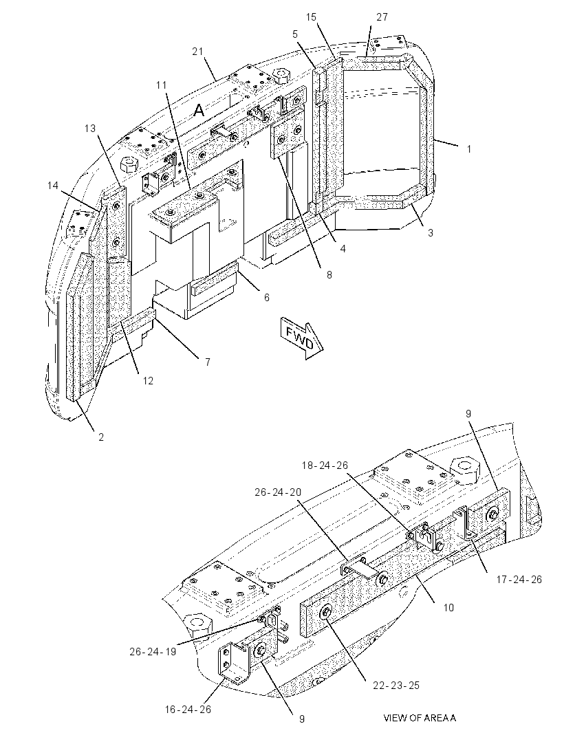 Противовес 3025657 CAT