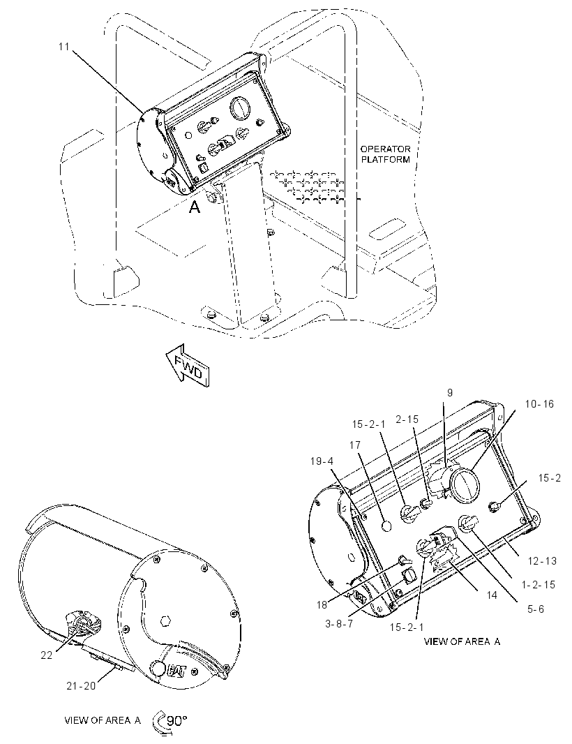 BOX GP-SCREED CONTROL 2886124 CAT