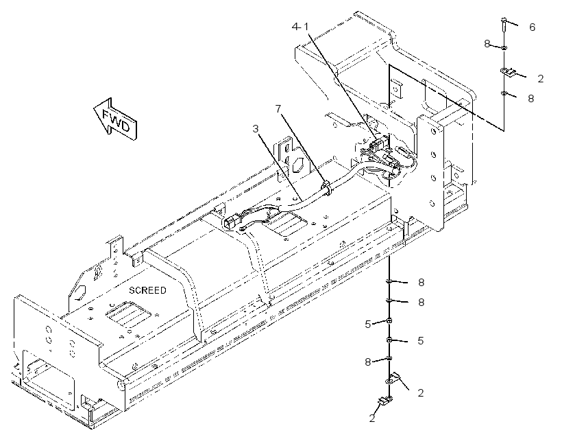 WIRING GP-SCREED HEATER 3197152 CAT