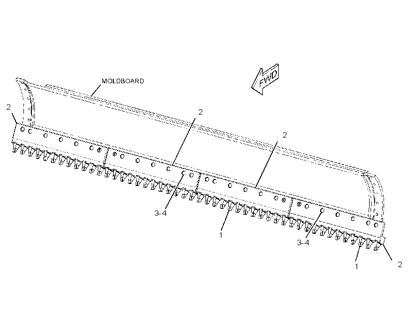 Зуб и режущая кромка 2688693 CAT