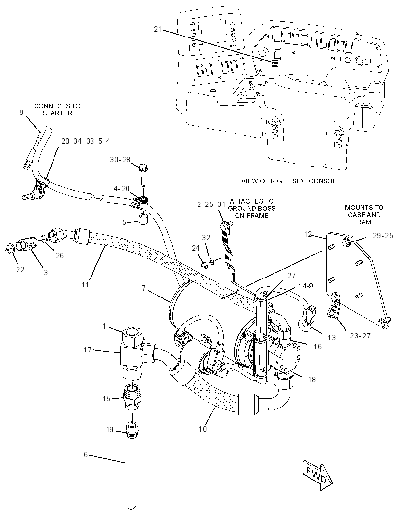 PRELUBRICATION AR-ENGINE 2710278 CAT