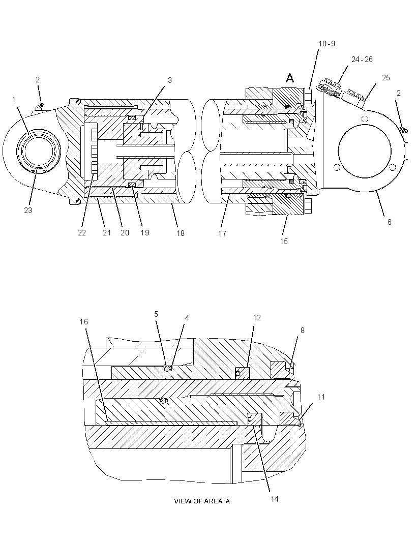 CYLINDER GP-HOIST 2466500 CAT