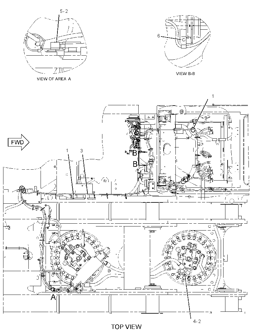 Проводка шасси 3371912 CAT