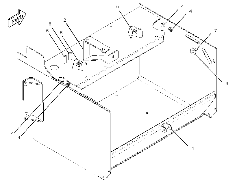 BOX AS-BATTERY 9R2940 CAT
