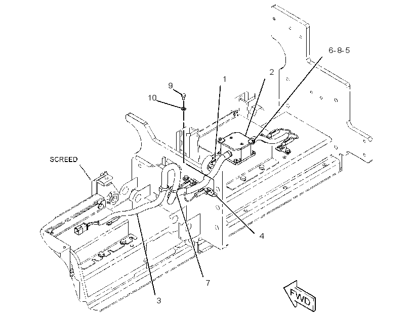 WIRING GP-SCREED HEATER 2937258 CAT