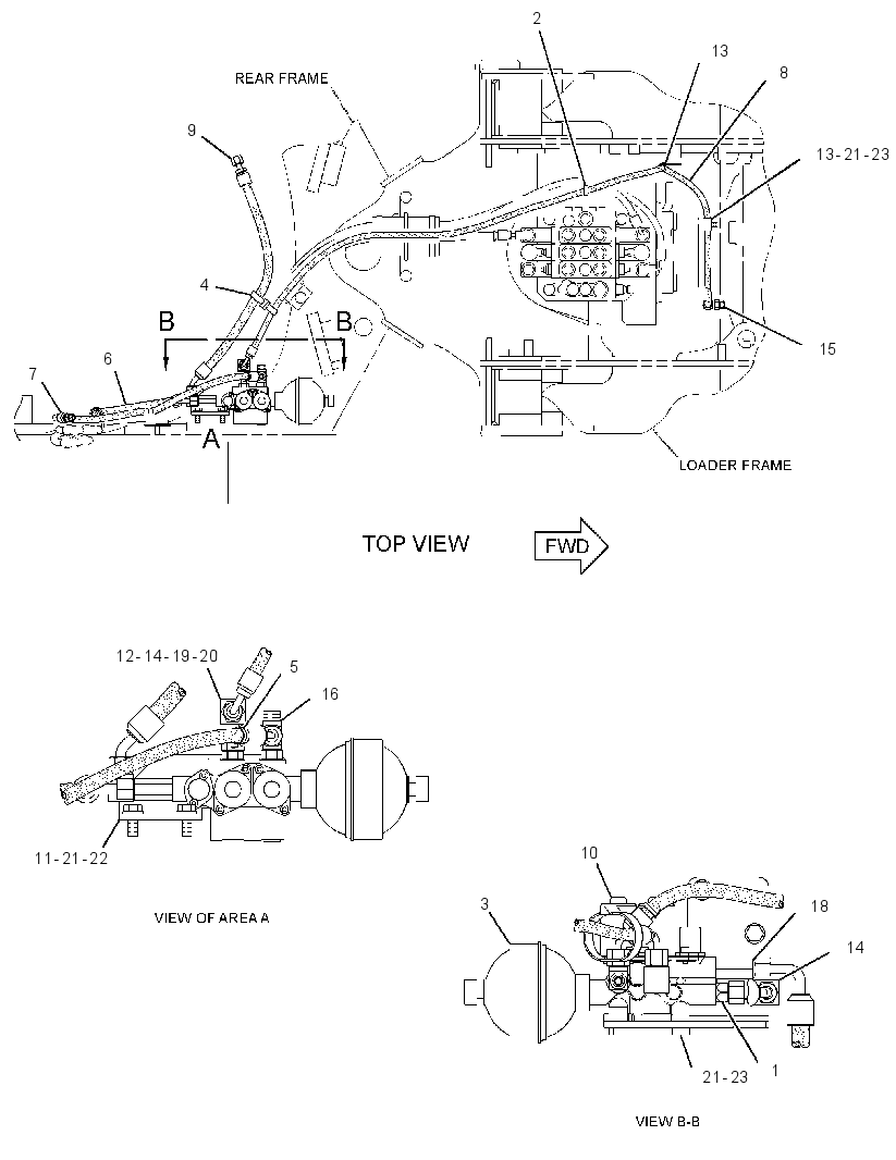 LINES GP-DIFFERENTIAL LOCK 3192119 CAT
