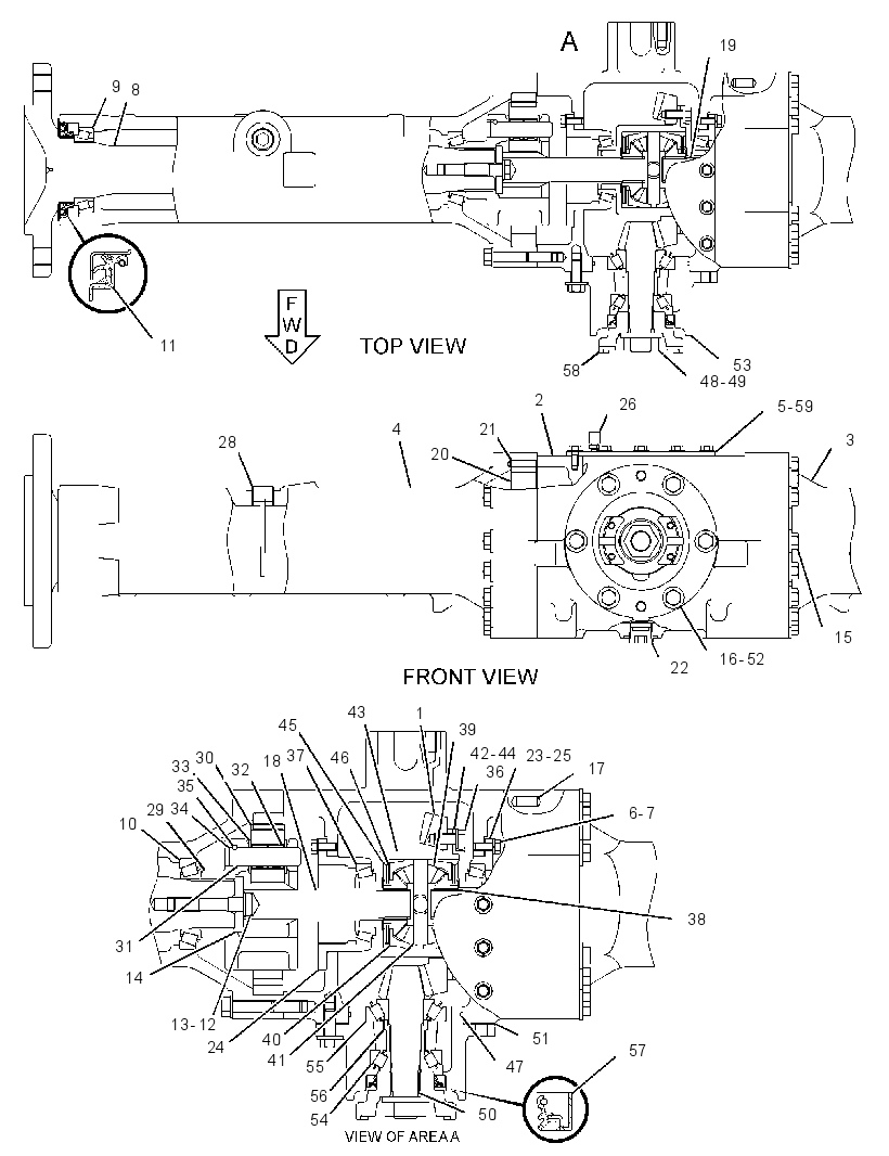 AXLE GP-OSCILLATING 2401395 CAT