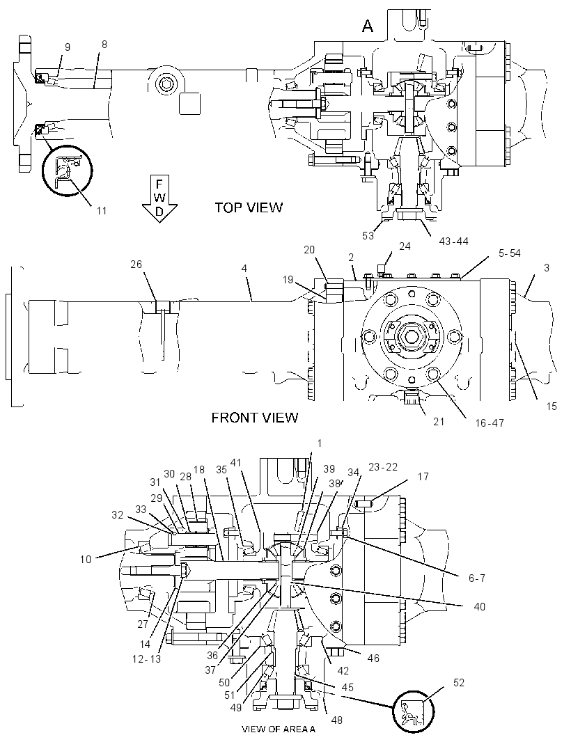 AXLE GP-OSCILLATING 2401394 CAT