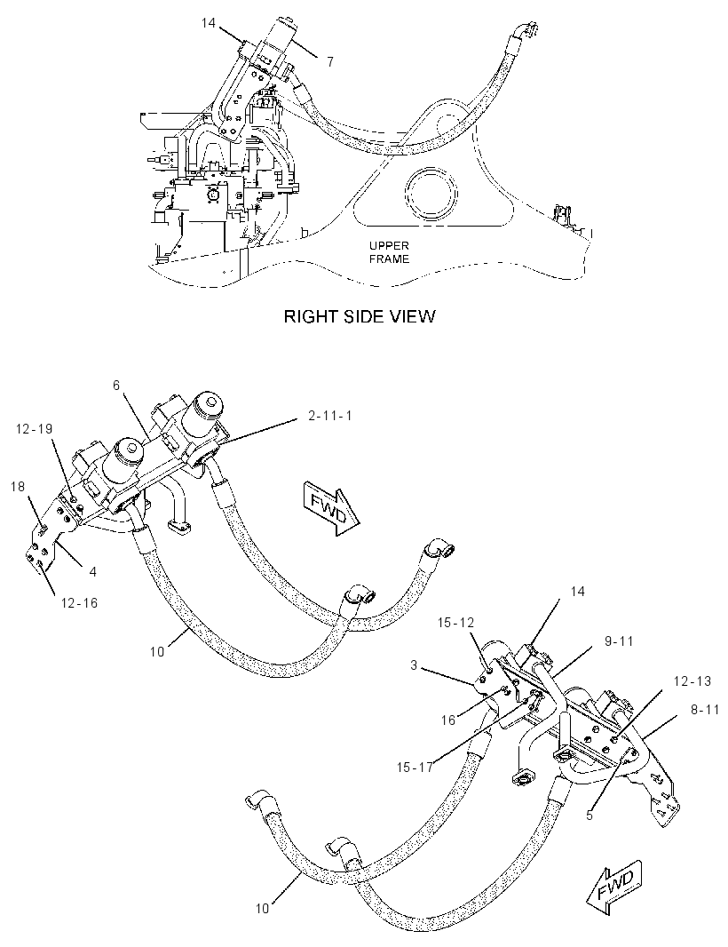 FILTER & LINES GP-HYDRAULIC 3407037 CAT