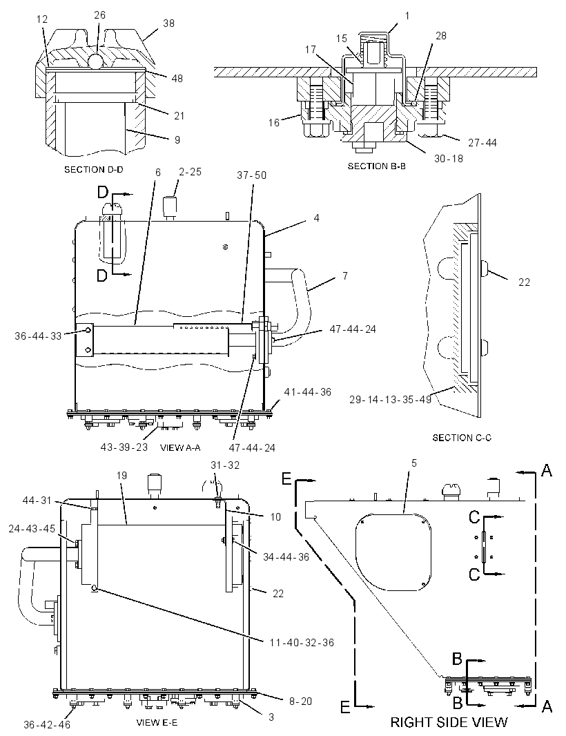 Бак гидравлический 2T3183 CAT
