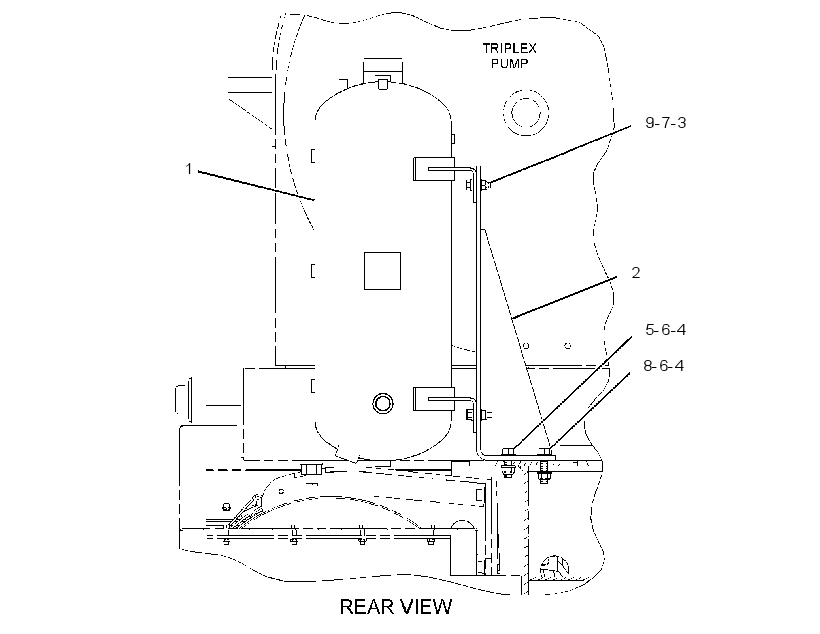 TANK & MOUNTING GP 3239183 CAT