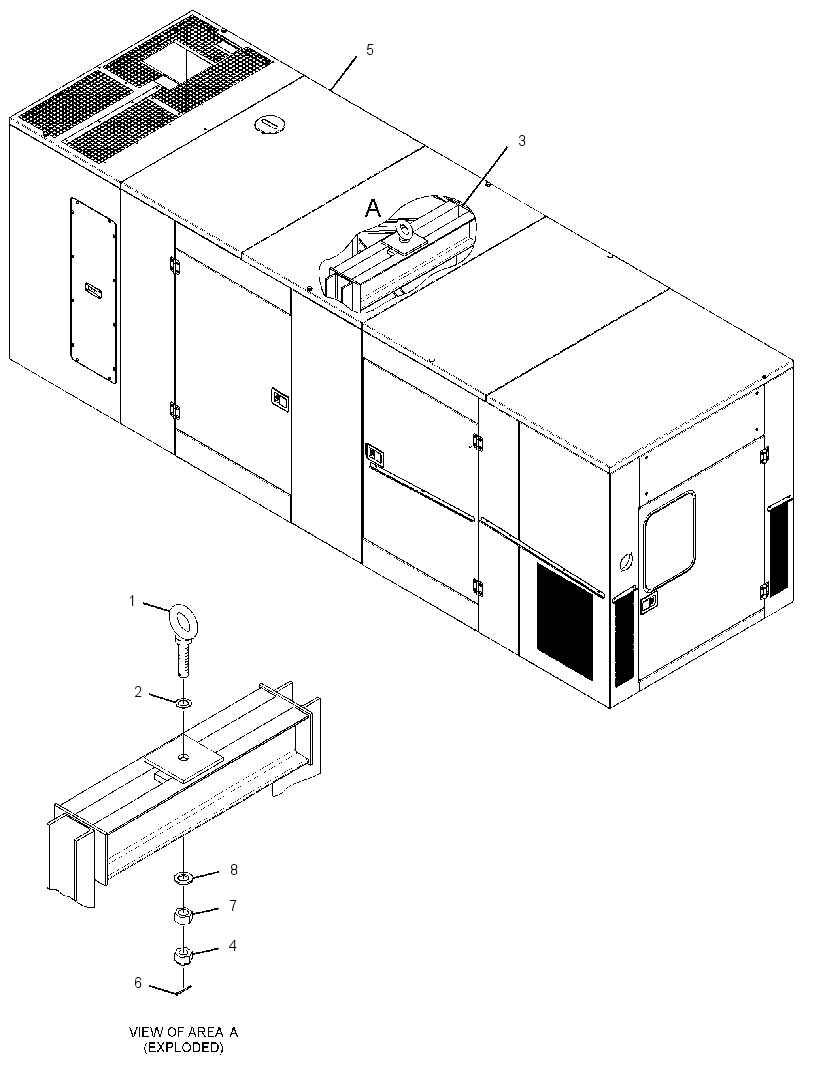 ENCLOSURE GP-GENSET 3299263 CAT