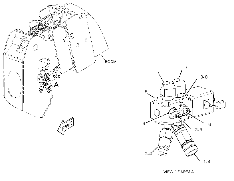 VALVE & MTG GP-DIVERTER 2076889 CAT