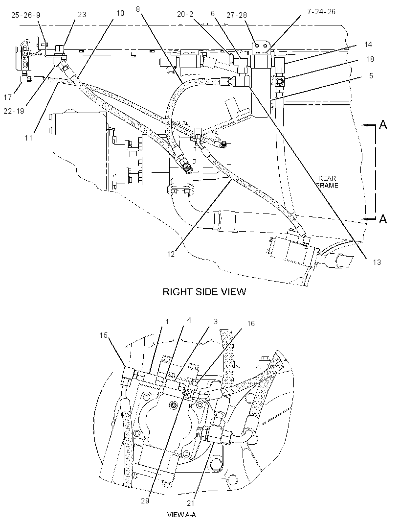 FILTER & LINES GP-CASE DRAIN 2808833 CAT