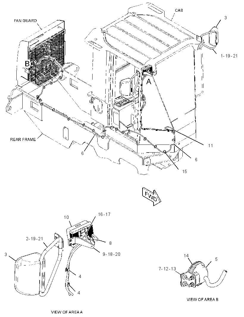 Камера (компоновка) 2949444 CAT