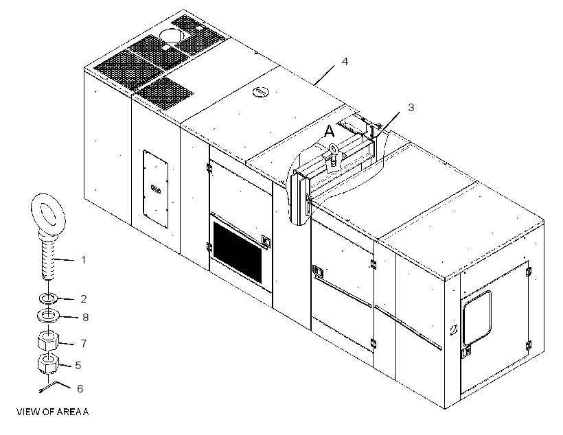 ENCLOSURE GP-GENSET 3301711 CAT