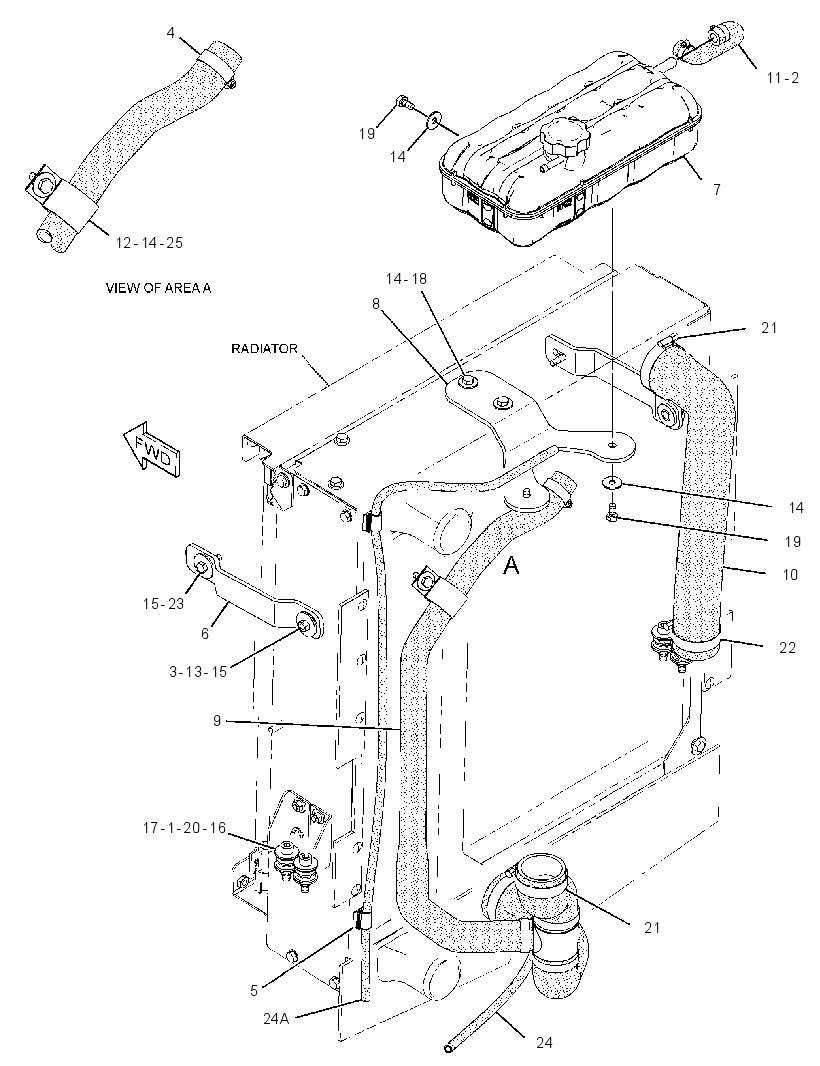 LINES GP-RADIATOR 3044022 CAT