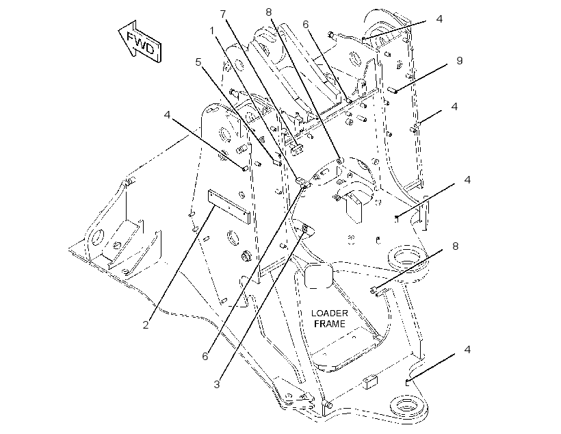 BOSS GP-LOADER FRAME 2875594 CAT
