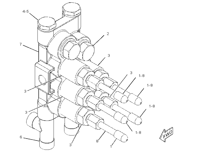 MANIFOLD GP-HYDRAULIC 2582172 CAT