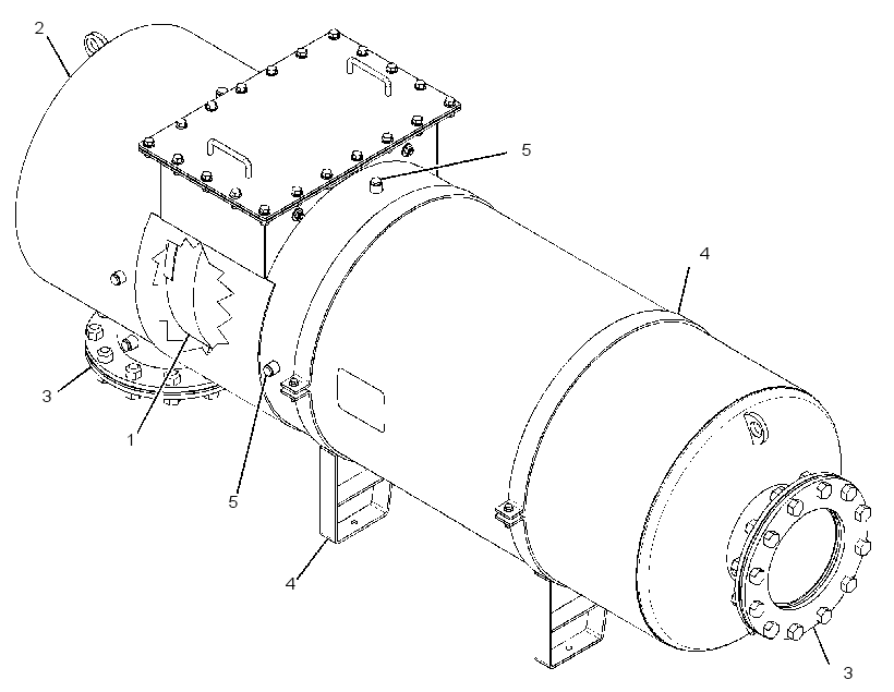 MUFFLER & CONVERTER GP 3360615 CAT