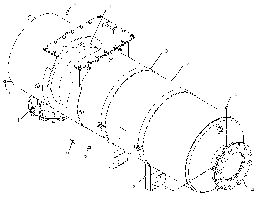 MUFFLER & CONVERTER GP 3360616 CAT