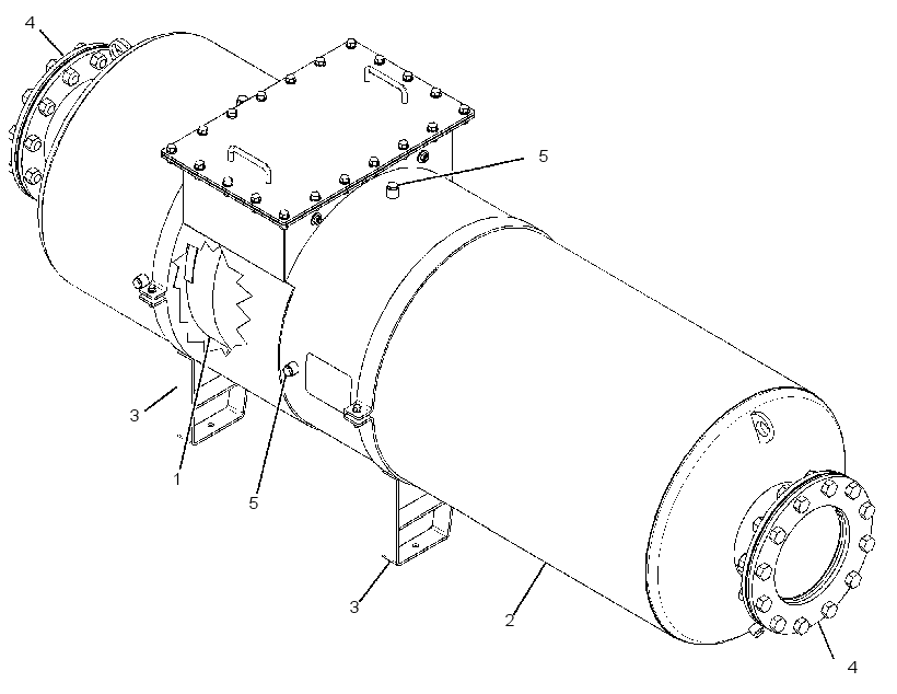 MUFFLER & CONVERTER GP 3360614 CAT