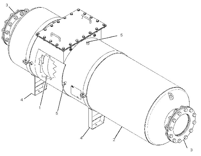 MUFFLER & CONVERTER GP 3360613 CAT