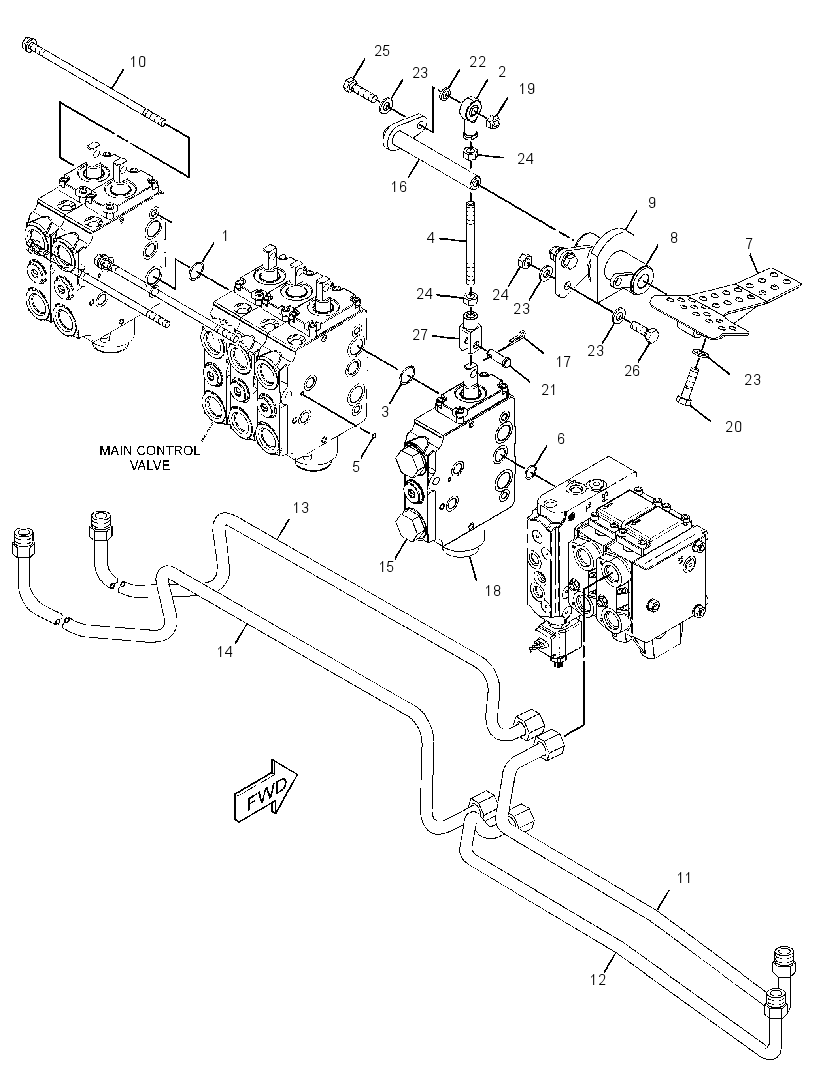 VALVE GP-AUXILIARY 2959841 CAT