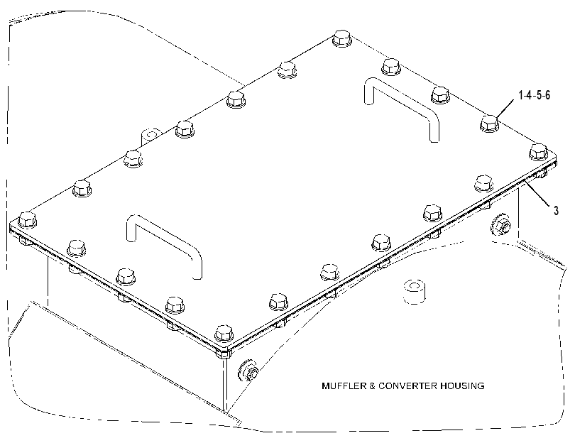 COVER GP-EXHAUST 3329354 CAT