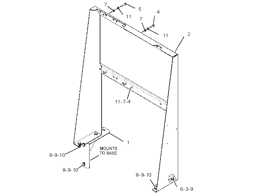 SUPPORT GP-CONTROL 2702908 CAT