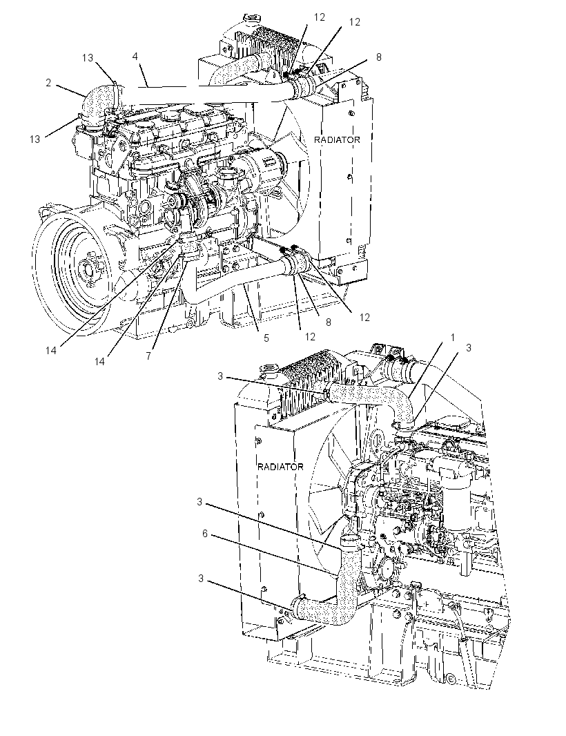 HOSE GP-RADIATOR 2683070 CAT